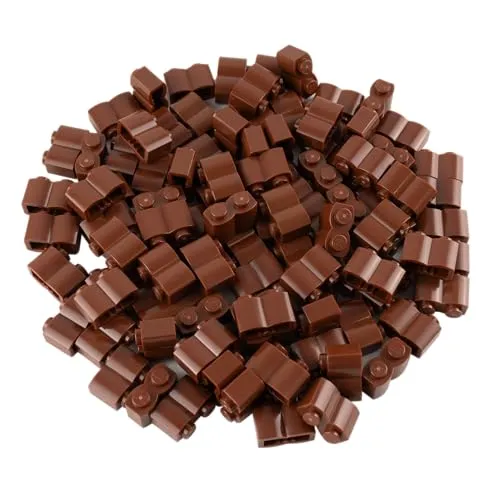 Lego® 1x2 Steine Palisadensteine Rotbraun