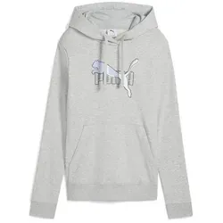 PUMA Kapuzensweatshirt ESS LOGO LAB HOODIE TR für Damen grau S (36)