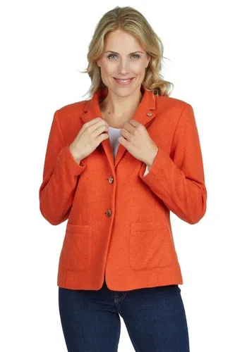 Eleganter White Label Jerseyblazer mit aufgesetzten Taschen - Blazer in zeitlosem Design mit 2-Knopf-Verschluss, ideal für Business und Freizeit, ausgestattet mit amerikanischer Halbfütterung für hohen Tragekomfort.