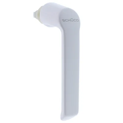Schüco Steckgriff für Kunststofffenster 234235 - Fensterbeschläge & -schlösser, rostbeständig und wendbar, ideal für Dreh-/Kippfenster, Farbe: Weiß