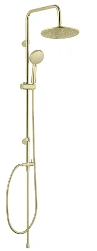 Duschsystem Mod. Young Line Gold, Handbrause mit 3 Funktionen - Brausegarnituren – Elegantes Duschsystem aus hochwertigem Edelstahl mit 3 Strahlfunktionen, ideal für entspannende Duscherlebnisse.
