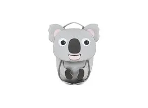 Affenzahn Small Friend Kinderrucksack - Koala für Kinder - Schulranzen für Kindergarten-Einsteiger, wasserabweisend, mit einzigartiger Ziehzunge zur Personalisierung und reflektierenden Elementen für bessere Sichtbarkeit.