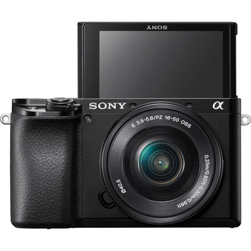 Sony Alpha A6100 Mirrorless Kamera mit 16-50mm Objektiv - Spiegelreflex- & Systemkameras, kompakte und leistungsstarke spiegellose Kamera mit beeindruckender Autofokus-Technologie für atemberaubende Fotos.