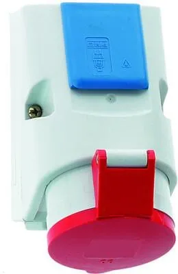 Bals 1010 Kombinierte Wandsteckdose 16A 5p 400V IP44 - Steckdosen & Zubehör, wetterfest mit IP44, ideal für den Einsatz im Außenbereich und robuste Bauweise für maximale Sicherheit.