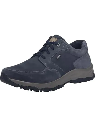 JOSEF SEIBEL Leroy 58 Halbschuh für Herren in Blau - Trendiger Halbschuh aus hochwertigem Veloursleder, wasserabweisend und atmungsaktiv. Ideal für Freizeit und Arbeit, mit herausnehmbarer Innensohle für individuelles Tragegefühl.