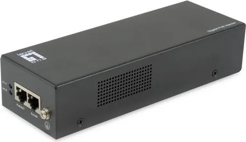 LevelOne Power Injector 90 Watt - Power Injector für zuverlässige Stromversorgung von Geräten über Ethernet, ideal für IP-Kameras und Access Points.