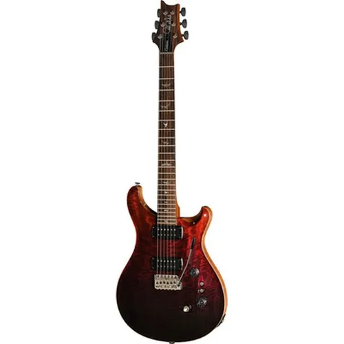 PRS LTD Custom 24-08 Mango Top Fire Red/Black Fade #0421449 von PRS