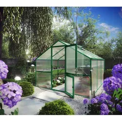 KGT Gewächshaus Orchidee III, Dunkelgrün