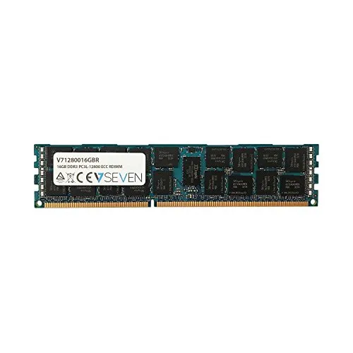 V7 V71280016GBR Server DDR3 DIMM Arbeitsspeicher 16GB (1600MHZ, CL11, PC3-12800, 240pin, 1.35 Volt, Registered ECC)