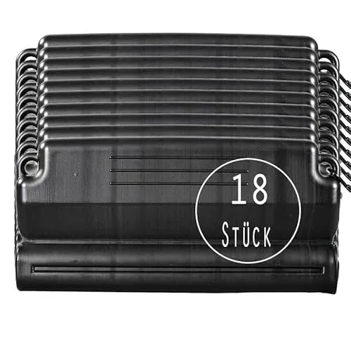 Hochwertige Pool Eisdruckpolster in Premiumqualität | Mit Sand beschwert + Verbindungshaken | Eisschutz Überwinterung Schwimmbecken Robust Winterfest Eisbrecher Frostsicher (18 Stück)