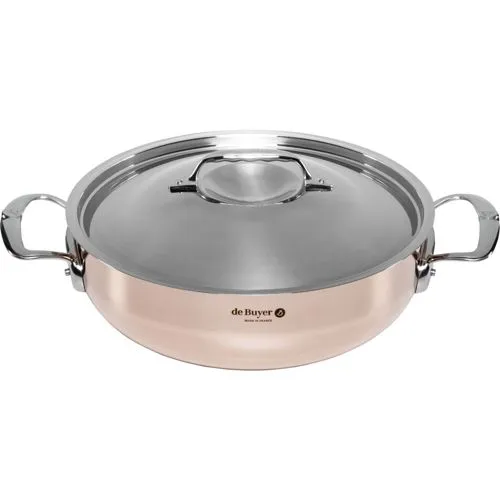 de Buyer PRIMA MATERA Konischer Bratentopf aus Kupfer in kupfer von de Buyer