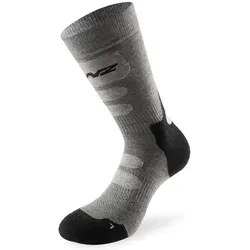 Lenz Trekking 8.0 Socken, grau, Größe 35 36 37 38 für Männer