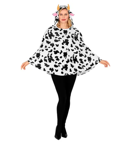 Poncho Kuh Onesize Widmann Kostüm Tier Fasnacht Karneval