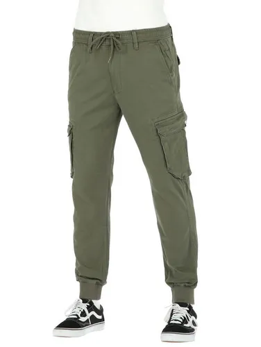 Reell Reflex Rib Cargo Olive S normal - Wanderhose mit Kordelzug, elastischer Bund für optimale Passform und hohen Tragekomfort beim Outdoor-Abenteuer.