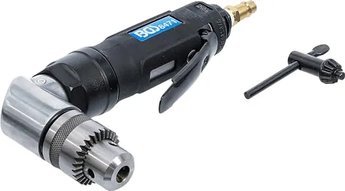BGS 8471 | Druckluft-Winkelbohrmaschine - Schleifmaschinen, ideal für enge Platzverhältnisse, perfekt zum Ausbohren abgebrochener Stehbolzen an Motoren.