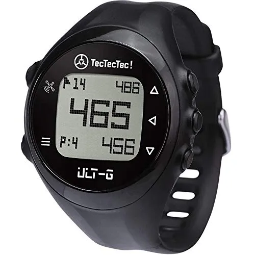 TecTecTec ULT-G GPS-Golfuhr mit vorinstallierten Golfplätzen