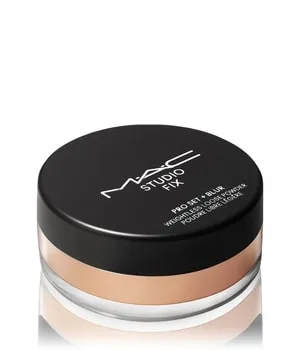Mac STUDIO FIX PRO SET + BLUR WEIGHTLESS LOOSE POWDER 6,50 g Medium Deep - Transparenter Fixierpuder für langanhaltende mattierende Wirkung, ideal für makelloses Make-up und ein fotofreundliches Finish.