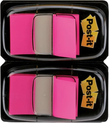 Post-it Index Haftstreifen, Pink, 100 Stück von Post-it Notes