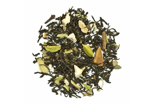tea exclusive Tee Masala Chai Tee, Schwarzer Tee, Indien, 100g, Liebliche, weiche Masala Chai Tee-Mischung. Würzig aromatisch und auss