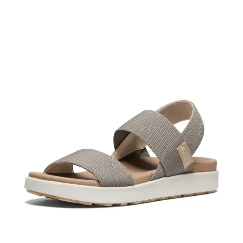 Keen Women's Elle Backstrap Sandalen 39,5 grau - Bequeme Wandersandalen mit EVA-Zwischensohle für optimalen Komfort, ideal für Reisen und Camping. Jetzt in Größe 39,5 und stylish in Grau erhältlich!