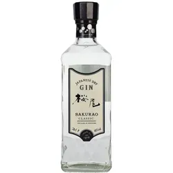 Sakurao Japanese Dry Gin CLASSIC 40% Vol. 0,7l - Exquisiter japanischer Gin mit 9 regionalen Botanicals, darunter Yuzu und grüner Tee. Ideal für erfrischende Gin & Tonics oder Cocktails, die Eleganz und Frische vereinen.