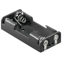 goobay Batteriehalter , 2x Micro AAA mit Lötanschluß