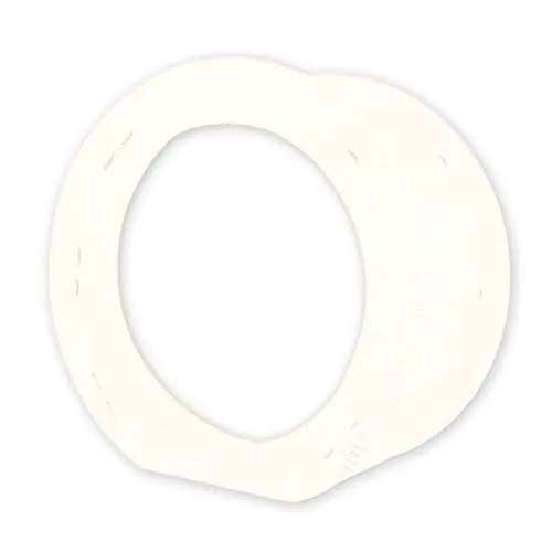 itenga Laternen Rohling rund aus 3D Color Wellpappe zum Basteln Laternenzuschnitt (weiss)