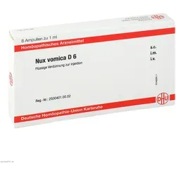NUX Vomica D 6 Ampullen 8X1 ml