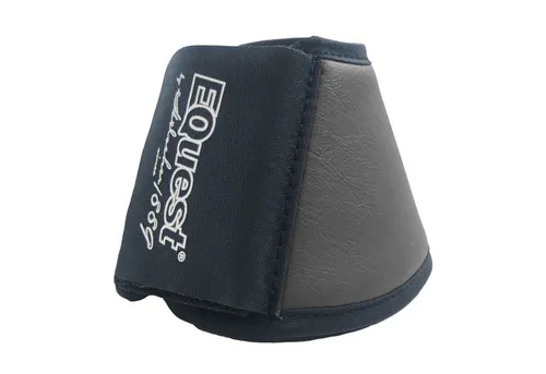 EQuest Hufglocken Waschleder, Premium Schutz für Pferde – 2er Set XXL - Hochwertige Hufglocken aus 100% Neopren Nylon Verbund für optimalen Schutz. Ideal für Reitsport, in stilvollem Anthrazit grau und passend für große Pferde.