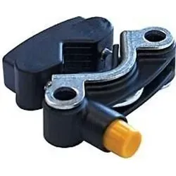 Bellelli Handlefix Frontverankerungssystem Schwarz - Fahrradanhänger mit flexiblem Befestigungssystem für Kindersitze, geeignet für Rahmen mit 21-34 mm Durchmesser und bis 15 kg Tragfähigkeit.