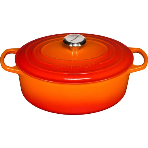Le Creuset Signature Bräter oval 29 cm in rot von Le Creuset