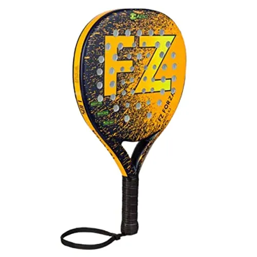 Forza Padelschläger Aero X3 360g - Freizeit Orange - Tennisschläger mit 50% Carbon und 50% Fiberglas, ideal für Einsteiger. Leicht und kopflastig für optimales Handling, perfekt für Freizeitspieler.