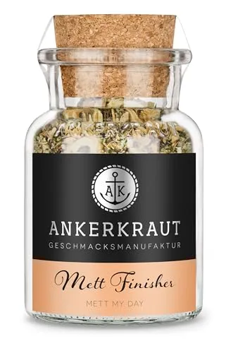 Ankerkraut Mett Finisher, zum Würzen von Hack und Mett, 85 g im Korkenglas
