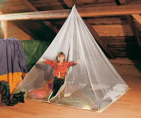 Fine Mesh Pyramid Extrem - Moskitonetz für zwei Personen - Hochwertiges Baldachinförmiges Moskitonetz aus leichtem Polyamid mit Reißverschlussöffnung. Ideal für Camping und Outdoor-Aktivitäten, bietet optimalen Schutz vor Insekten.