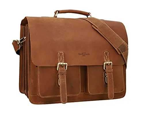 Gusti Gepäckträgertasche Leder in braun von Gusti