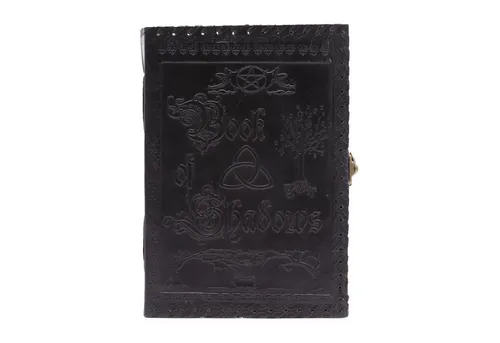 Bali-Homedecor Dekofigur Großes Buch der Schatten - Schwarz - 200 Seiten, mit Rand- 25x18x3cm