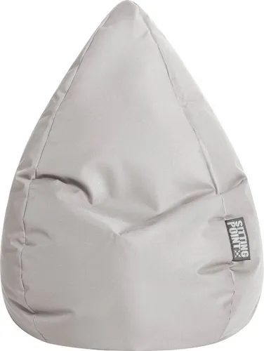 Magma Heimtex Sitzsack BeanBag BRAVA XXL grau - Sitzsäcke, großzügige XXL-Größe für optimalen Komfort, feucht abwischbarer Bezug aus 100% Polyester in stilvollem Grau.