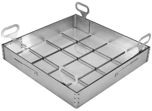 Produktbild Schachtabdeckung Edelstahl Schachtdeckel Revisionsschacht 1000x1000x80 EN-124