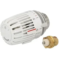 IMI Heimeier Retro S-Set DN 15 - Thermostat-Oberteil und Thermostat-Kopf K 3500-12.800, elegantes Design für präzise Temperaturregelung