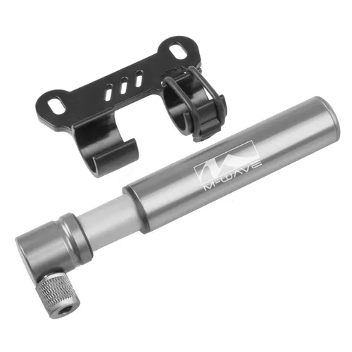 Mini-Pumpe M-Wave Aluminium CNC nur 120 mm 65g für FV max 85 psi, 6 Bar