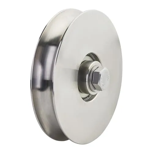 SO-TECH® Torbeschlag für Schiebetüren – Edelstahl Laufrolle Ø120 mm - Hochwertiger Schiebetürbeschlag aus Edelstahl, ideal für langlebige und präzise Anwendungen. Im Lieferumfang enthalten: Montageset für eine einfache Installation.