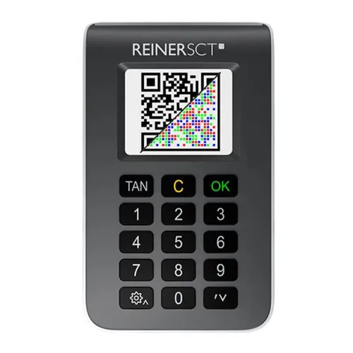 REINER SCT Authenticator - Sicherer TOTP-Einmalpasswort-Generator, langlebig mit bis zu 5 Jahren Batterielaufzeit und ideal für Zwei-Faktor-Authentifizierung
