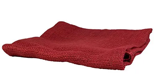 mgc24® Jutesack aus Naturfaser, Winterschutz für Pflanzen gegen Kälte/Frost, 60x80cm rot
