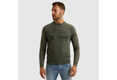 PME LEGEND Sweatshirt mit Logo Schriftzug