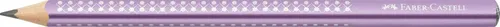 FABER-CASTELL Jumbo Sparkle Bleistift B metallic violet, 1 St.