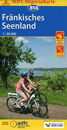 ADFC-Regionalkarte Fränkisches Seenland, 1:50.000, reiß- und wetterfest, GPS-Tracks Download: Offizielle Karte d. Allgemeinen Deutschen Fahrrad-Club (ADFC) (ADFC-Regionalkarte 1:50.000)