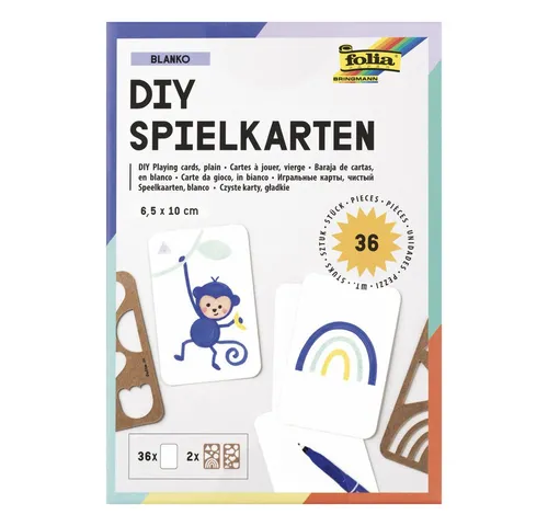 Folia Kreativset DIY Spielkarten, (38-tlg)