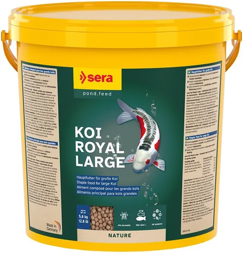 sera 07130 Koi Royal Nature Large (6 mm) 21 Liter von sera