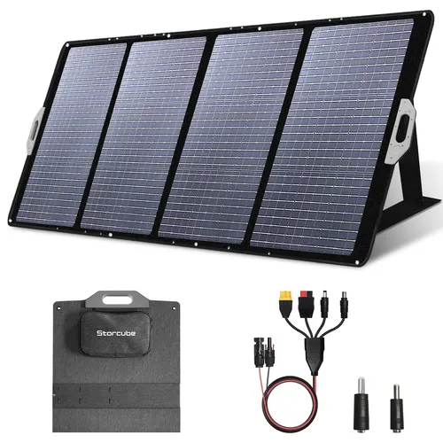 Storcube Faltbares Solarpanel 400W IP67 Solarladegerät für Powerstation Camping