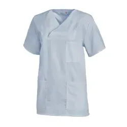 Schlupfkasack Unisex hellblau 08/769/05, Größe 0 - S - Arbeits- & Schutzkleidung, bequemer Schlupfkasack für den täglichen Einsatz in Pflege und Gastronomie, pflegeleicht und stylisch.